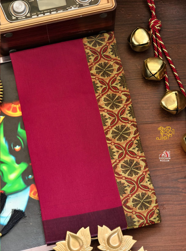 Marood Red Limited Edition Cotton Dhoti