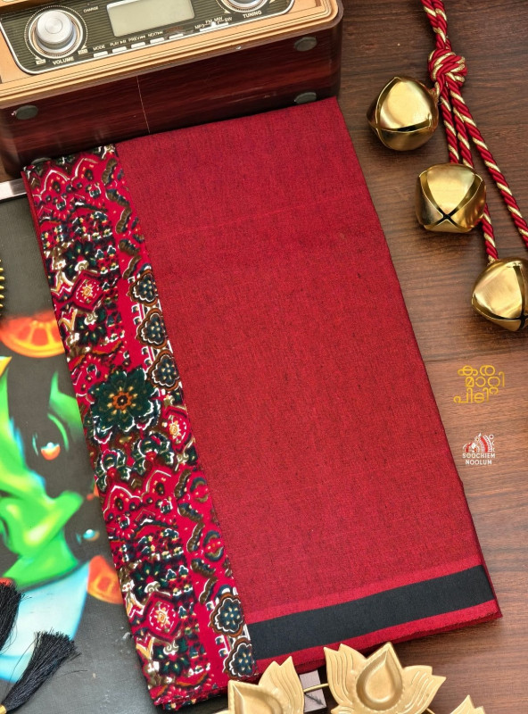 Marood Red Limited Edition Cotton Dhoti