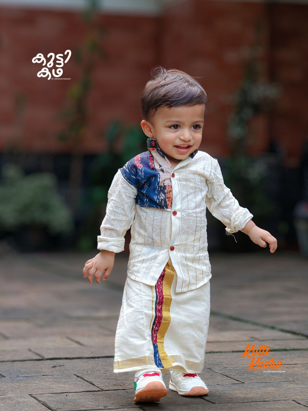 AARPPO AJRAKH- DESIGNER COTTON SHIRT FOR KIDS