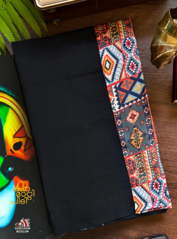 Black Limited Edition Premium Cotton Dhoti