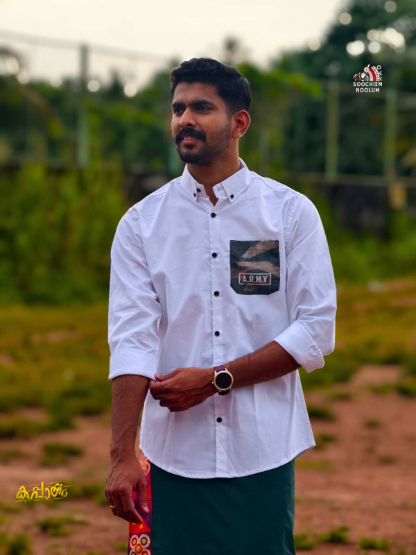 White Designer pocket patch Shirt[SHIRT00018]