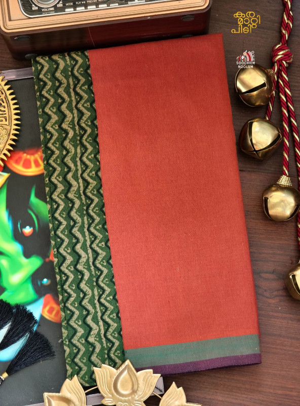 Kavy Orange Limited Edition Cotton Dhoti