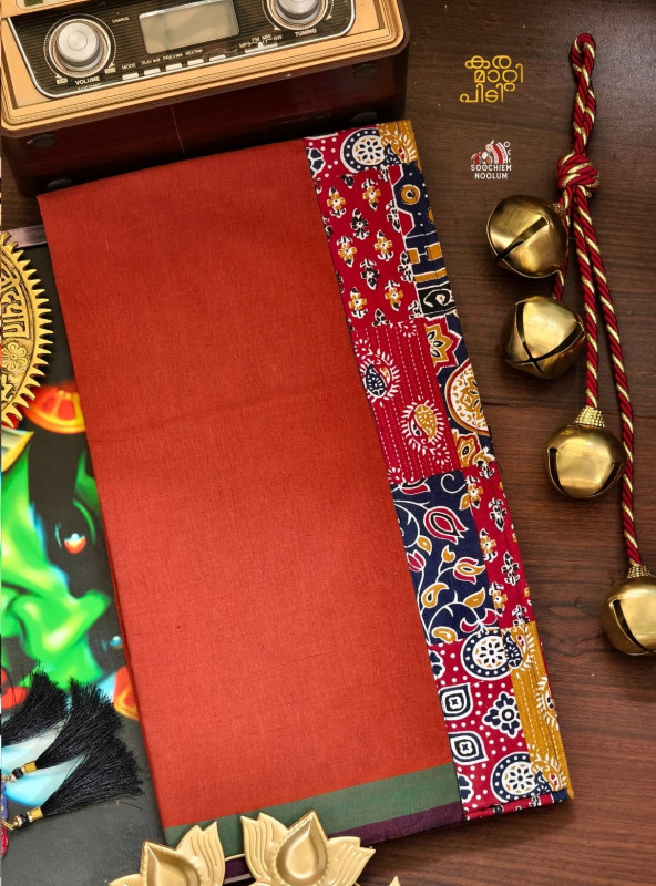 Kavy Orange Limited Edition Cotton Dhoti