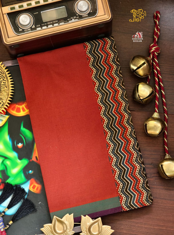Kavy Orange Limited Edition Cotton Dhoti