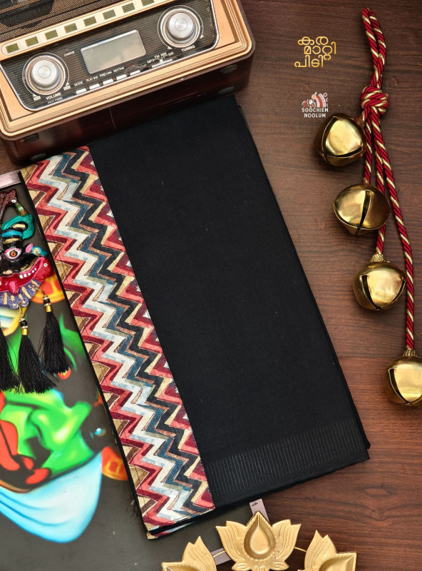 Black Limited Edition Premium Cotton Dhoti
