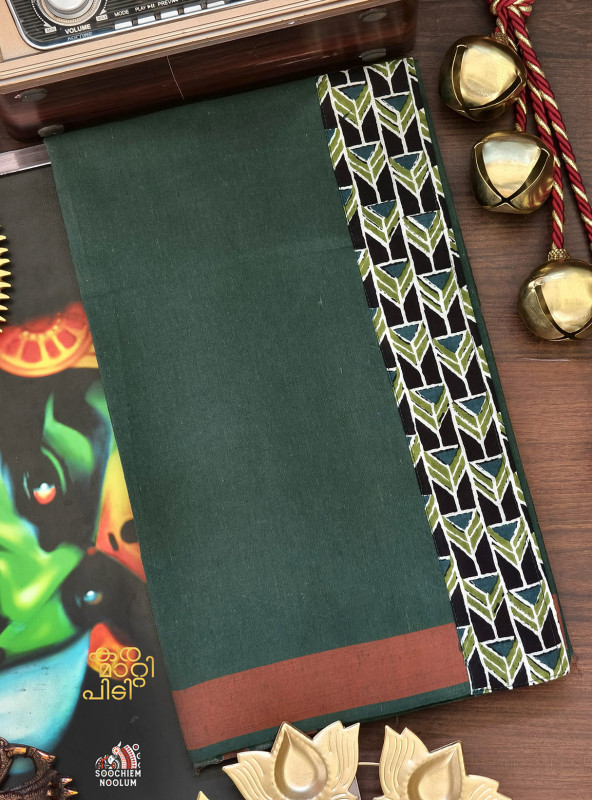 Bottle Green Limited Edition Cotton Dhoti