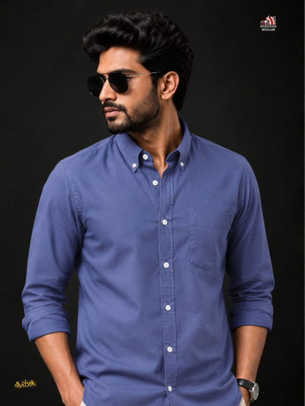 SOLID COLOUR SHIRT - LIGHT INDIGO