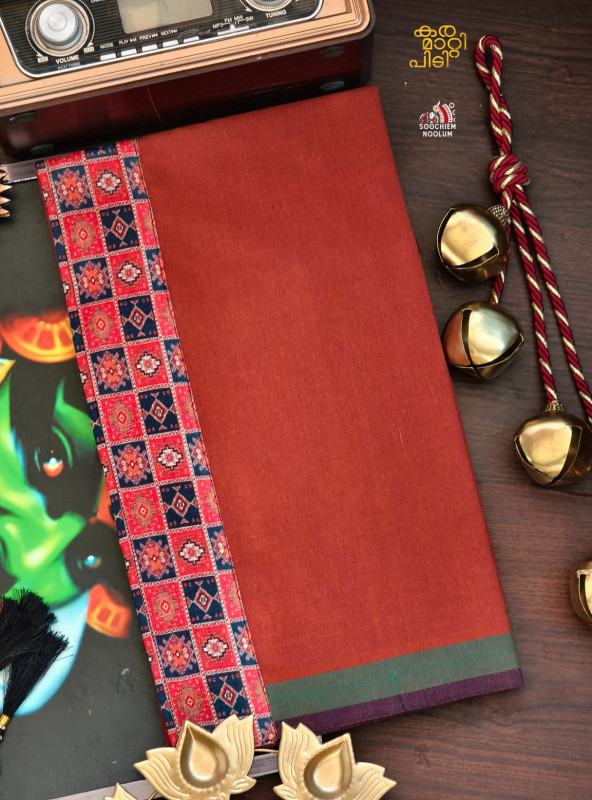 Kavy Orange Limited Edition Cotton Dhoti