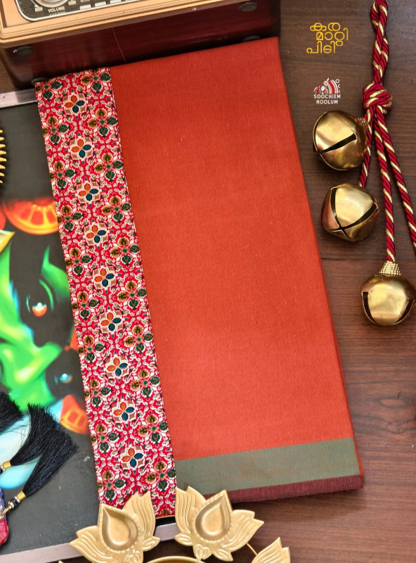 Kavy Orange Limited Edition Cotton Dhoti