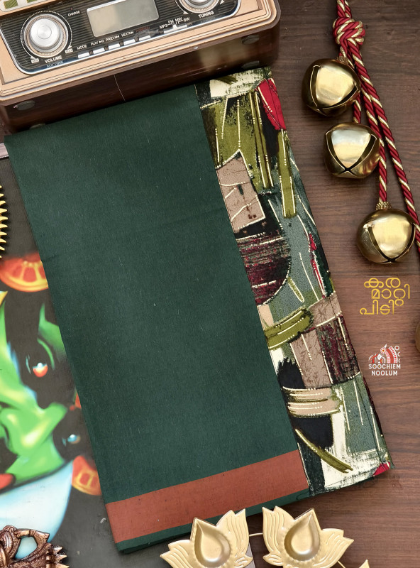 Bottle Green Limited Edition Cotton Dhoti