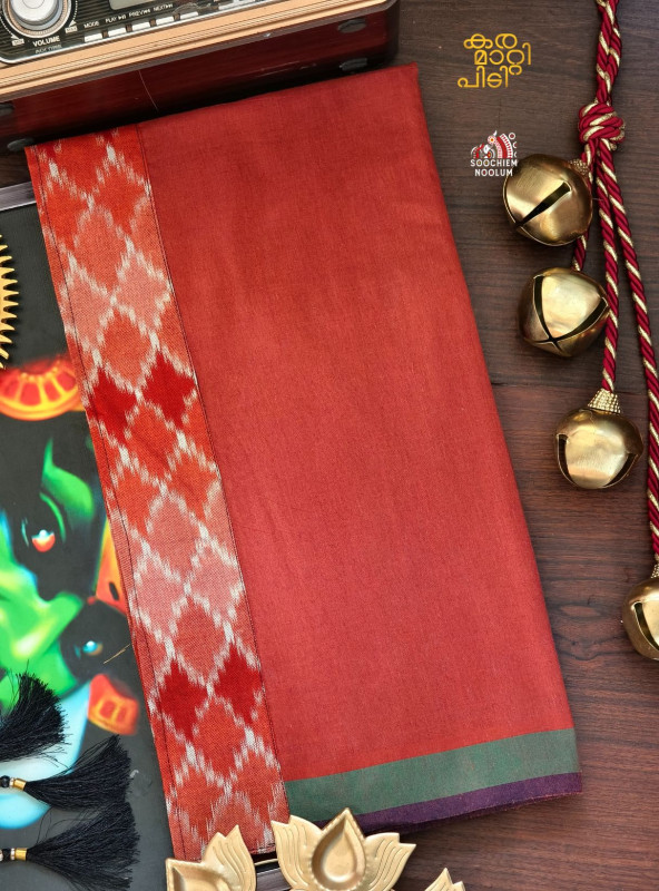 Kavy Orange Limited Edition Cotton Dhoti