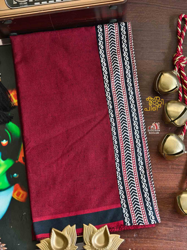 Marood Red Limited Edition Cotton Dhoti