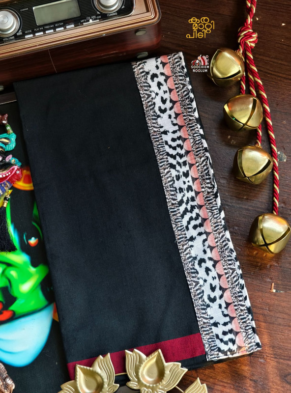 Black Limited Edition Premium Cotton Dhoti