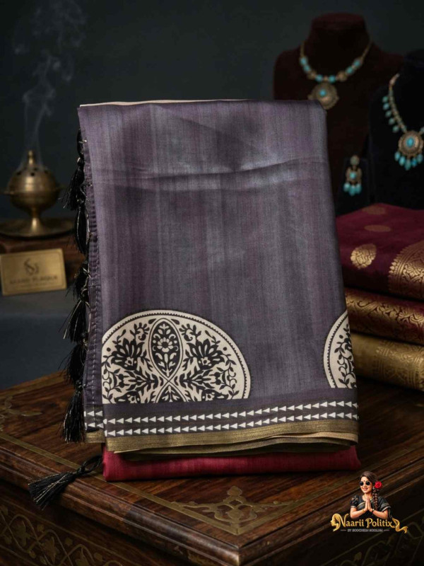 Tusser Silk Saree [SAREE0000127]