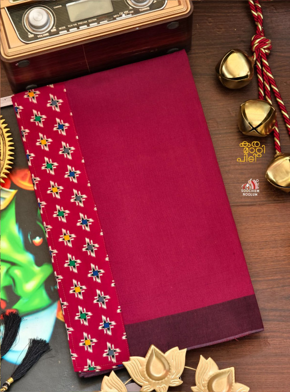 Marood Red Limited Edition Cotton Dhoti