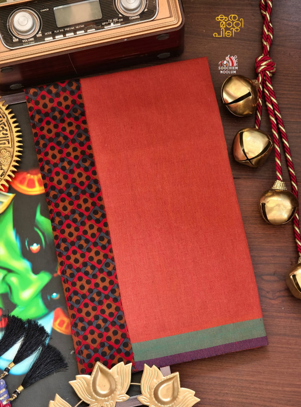Kavy Orange Limited Edition Cotton Dhoti
