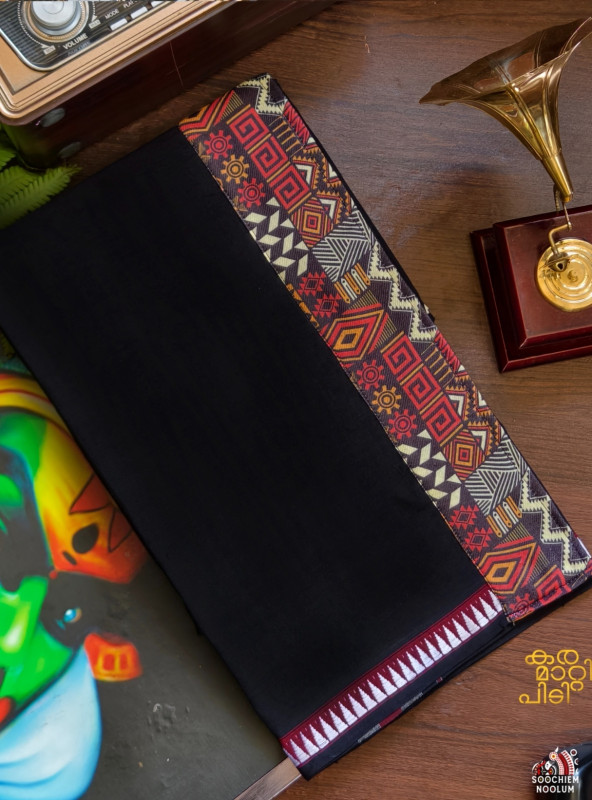Black Limited Edition Premium Cotton Dhoti