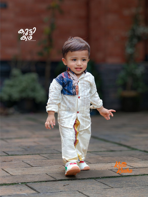 AARPPO AJRAKH- DESIGNER COTTON SHIRT FOR KIDS
