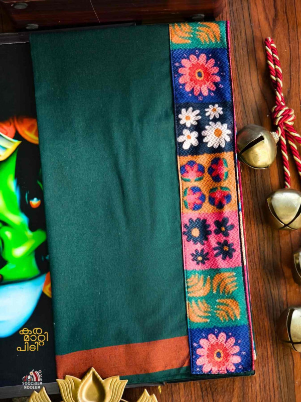 Bottle Green Limited Edition Cotton Dhoti[DHOTI000424]