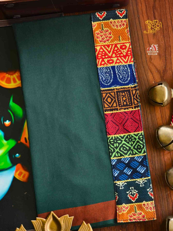 Bottle Green Limited Edition Cotton Dhoti[DHOTI000420]