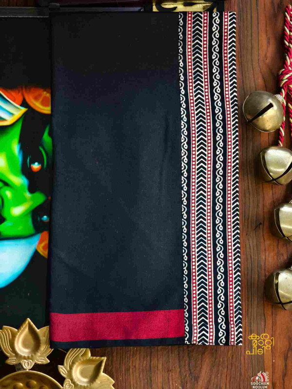 Black Limited Edition premium Cotton Dhoti[DHOTI000435]