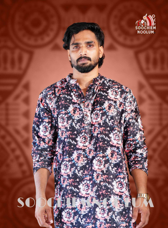 Black Designer Premium Kurta