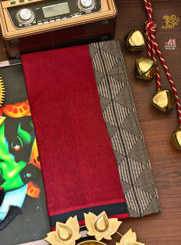 Marood Red Limited Edition Cotton Dhoti