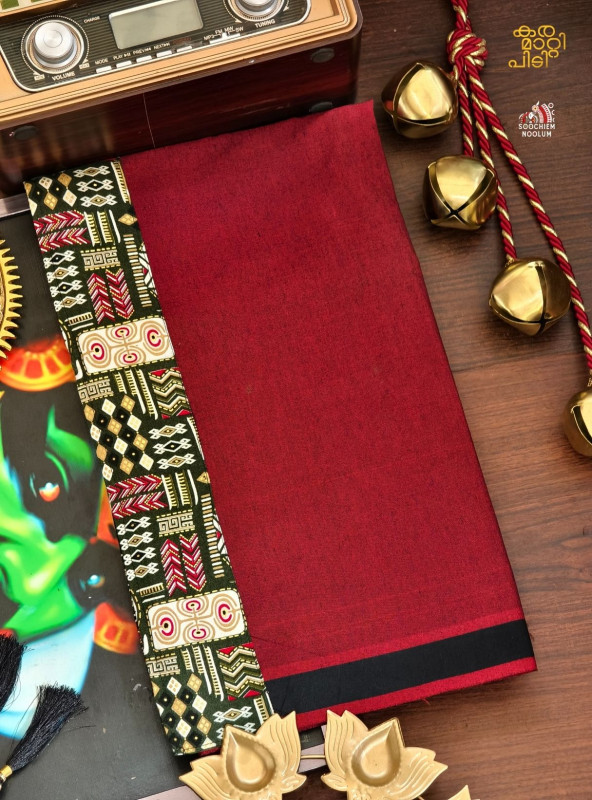 Marood Red Limited Edition Cotton Dhoti