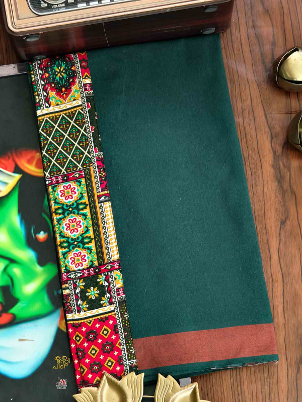 Bottle Green Limited Edition Cotton Dhoti