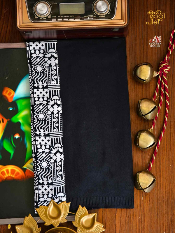 Black Limited Edition Premium Cotton Dhoti[DHOTI000401]