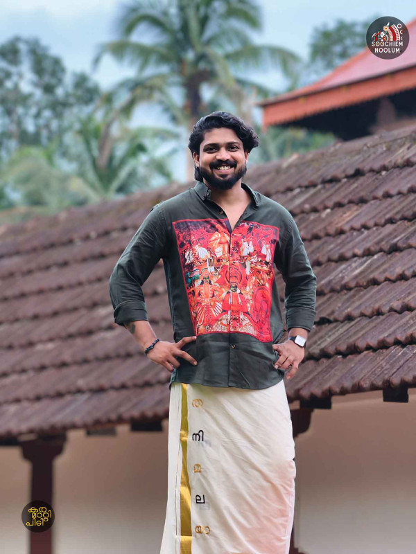 Bottle Green Premium Canvas Patch Shirt-Kerala Vibes [SHIRT000186]