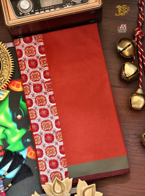 Kavy Orange Limited Edition Cotton Dhoti