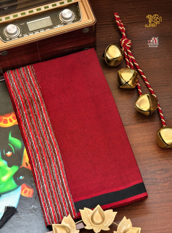 Marood Red Limited Edition Cotton Dhoti