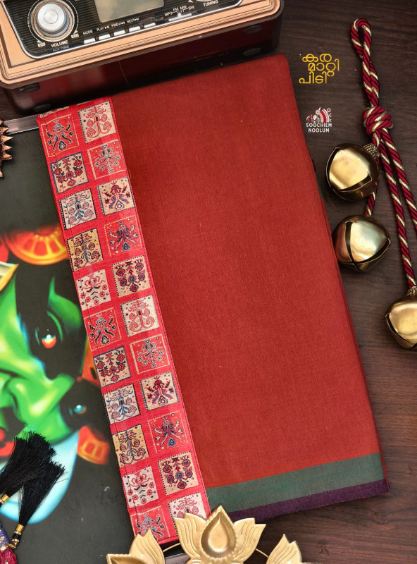Kavy Orange Limited Edition Cotton Dhoti