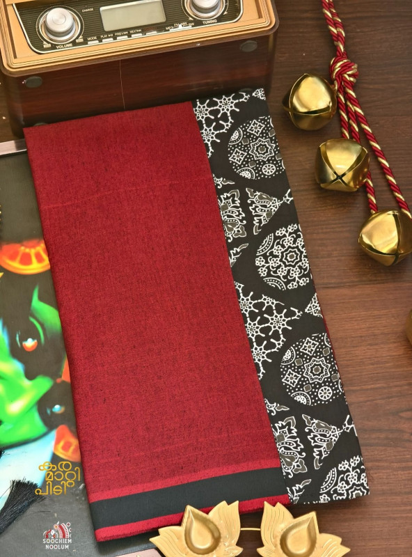 Marood Red Limited Edition Cotton Dhoti