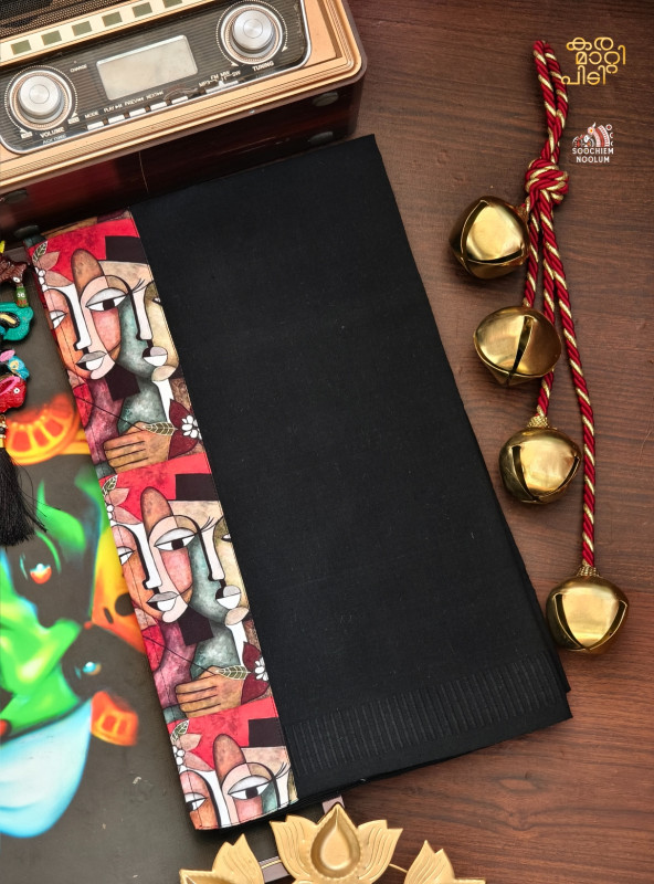Black Limited Edition Premium Cotton Dhoti