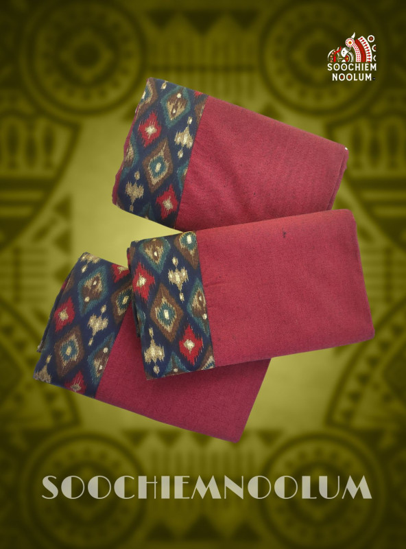 Marood Red Limited Edition Cotton Dhoti