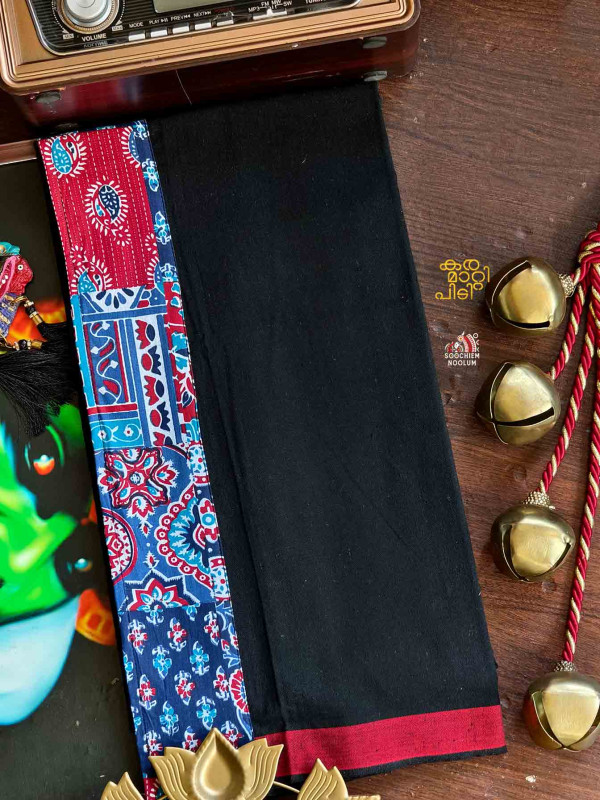 Black Limited Edition Premium Handloom Dhoti