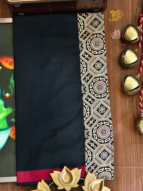 Black Limited Edition Premium Cotton Dhoti