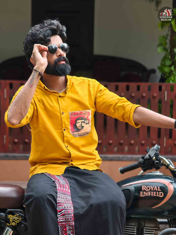 Mustard Yellow Designer Pocket patch Shirt[SHIRT000101]