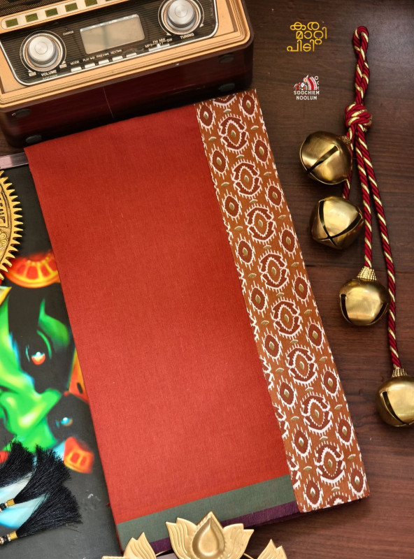 Kavy Orange Limited Edition Cotton Dhoti